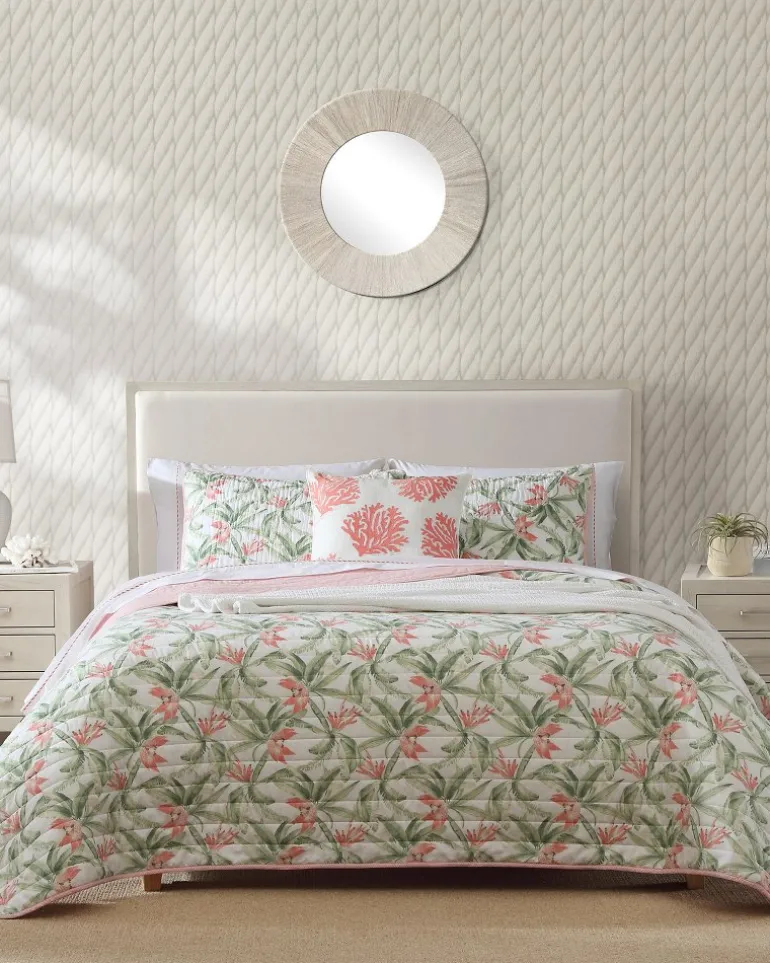 Acapulco Palms Reversible 2-Piece Twin Quilt Set