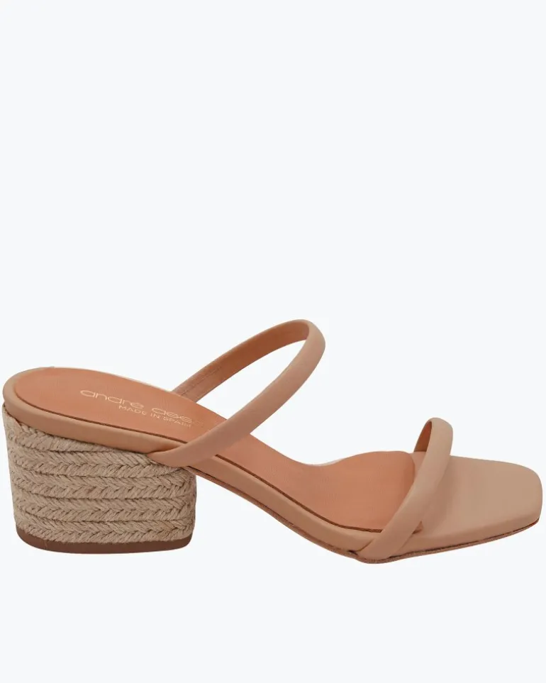 André Assous Joie Tan Block Heels