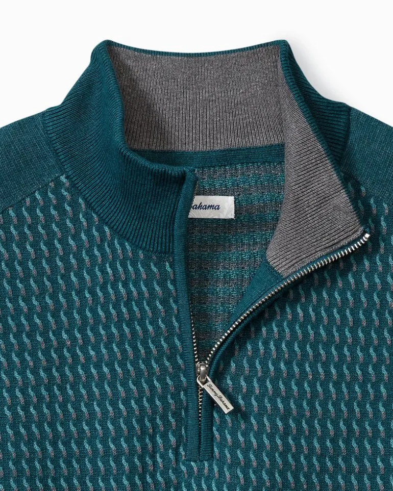 Coastal Shores Half-Zip Sweater