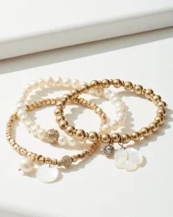 Island Essence Stretch Charm Bracelet Set