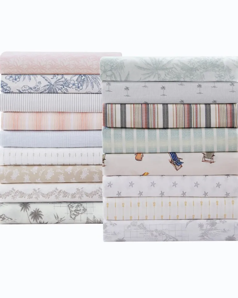 Lovely Palms 4-Piece King Sheet Set