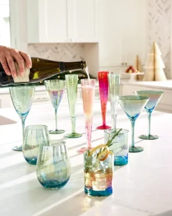 Luster Martini Glasses — Set of 2