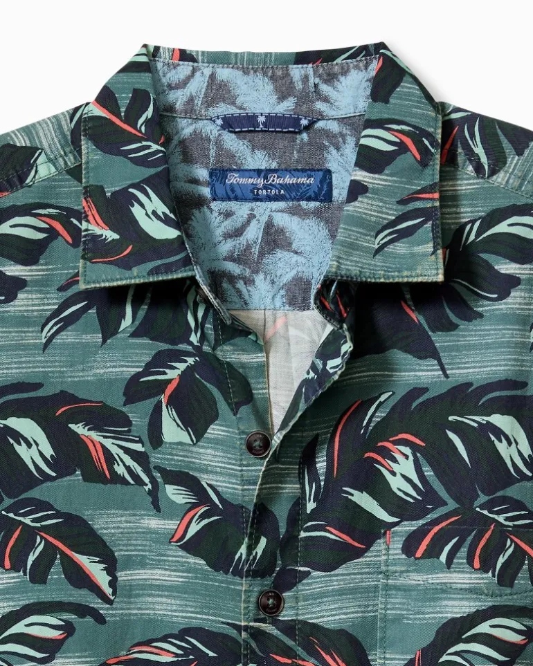 Tortola Verde Fronds Short-Sleeve Shirt