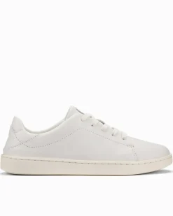 Women's OluKai® Pehuea Lī 'Ili Leather Lace-Up Sneakers